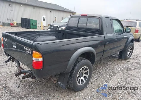 2004 Toyota Tacoma Base V6 z USA, uszkodzony, nr VIN 5TEWN72N84Z353394